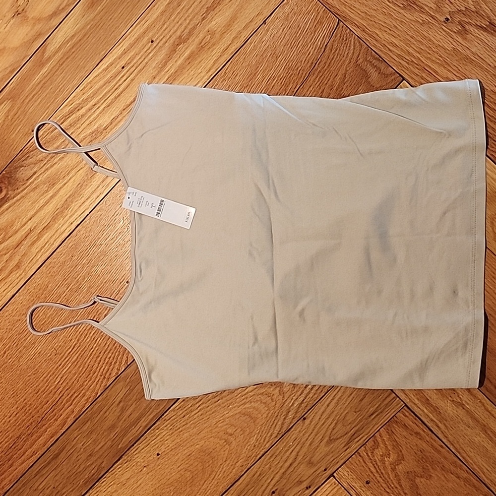 White House Black Market Cami Base Layer Nude Large